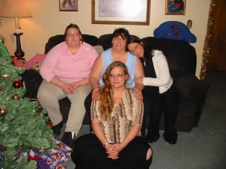 me my mom and sisters