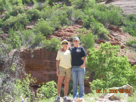 Tyler and I in Zion