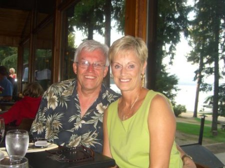 Debbie and I at Priest Lake, Idaho