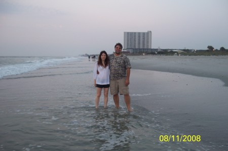 wife and i in Myrtle Beach, August 2008