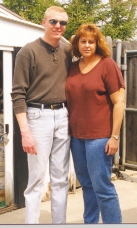 Hubby and me when we met 1999