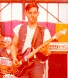 Clint Playing at a concert