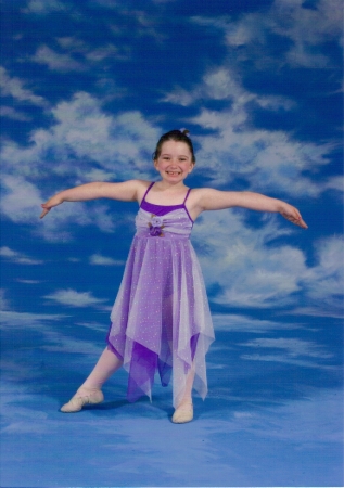 My Daughter Britta in her Ballet Recital pic