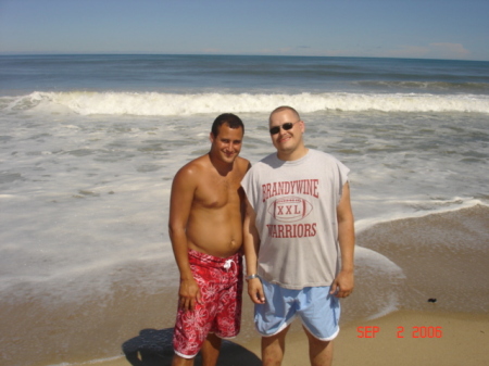 ME (RIGHT) AND MY BROTHER STEVE