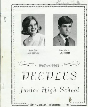 peeples junior hs 1967-1968