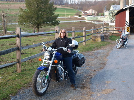 Carol at Jackson Mill Bridge