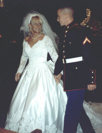 My son Chris and his wife Valerie Wedding 1995