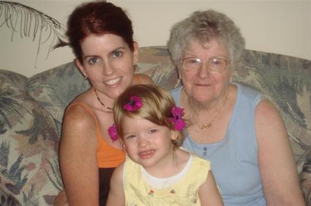 My Grandma, Adeline, & me/summer '08