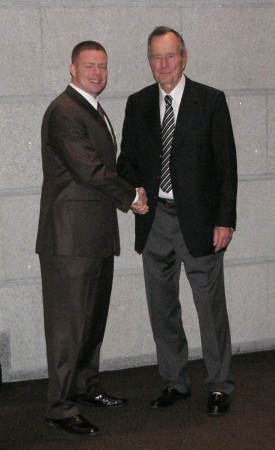Jason & Former President Bush