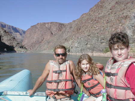 Grand Canyon River Rafting - My family