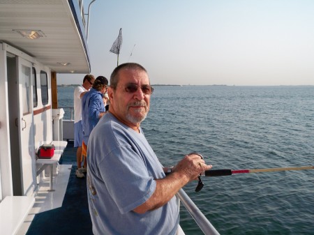 my fishing partner/husband AL TRIOLO SR