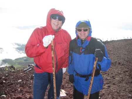 Mt. Fuji climb - Jack and Steve