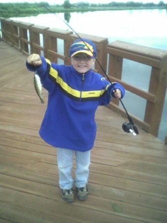 My son's first catch of last year