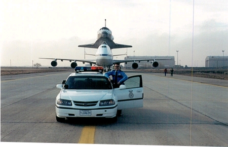 Better shot of the Shuttle with my P.D Car