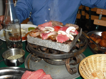 Fondue on Stone, Alexandre's Restaurant