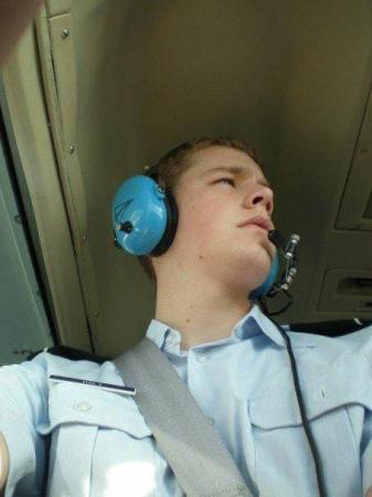 Brendan's first CAP-AFROTC flight