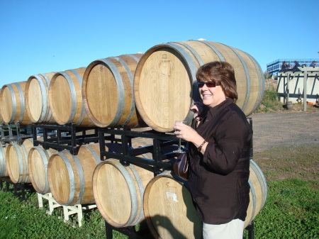 I love these wine barrels :) Happy Anniversary