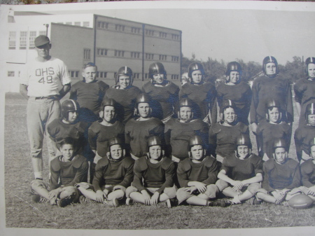 Part of the 1950 Fannin Football Team