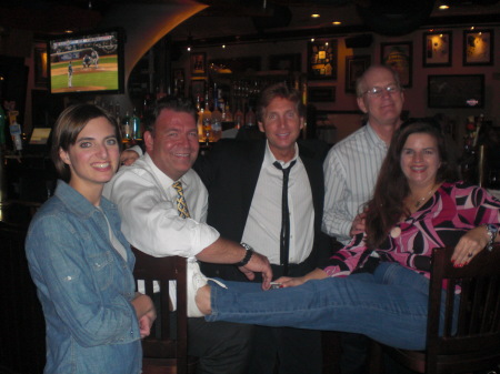 steve and a few Gridiron Show cast members