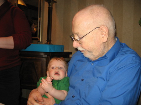 AJ and Great Grandpa