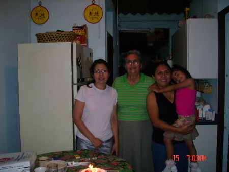 my sister. mother, me and my daugther