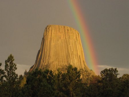 Devil's Tower Rainbow