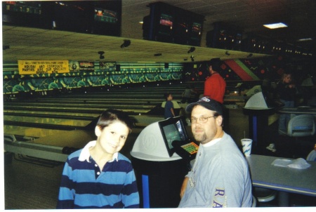 Reese and myself bowling