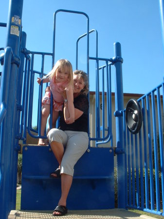 Grand-daughter and me - Florida 2009