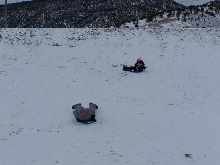 Cedar City Utah - Snow Sleddin