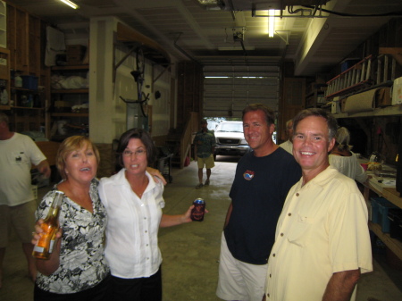 Tricia, Evie, David S. & Randy R. at Reunion