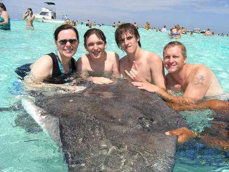 The family in The Grand Caymans