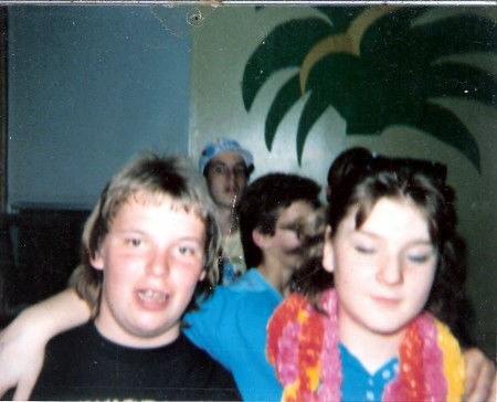 Paul S and me at the las dance in 88