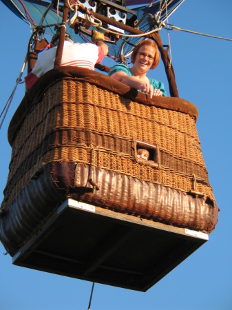 Becca & the Hot Air Balloon Ride!!
