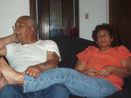 2008 My parents at my house