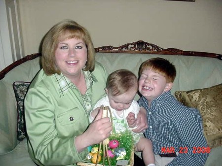 My sister Betsey and her 2 children