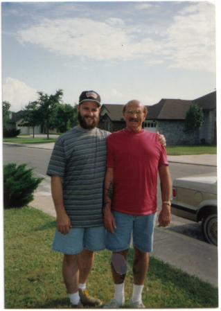 Me and Dad in July 94