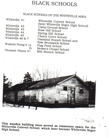 Whiteville Colored School