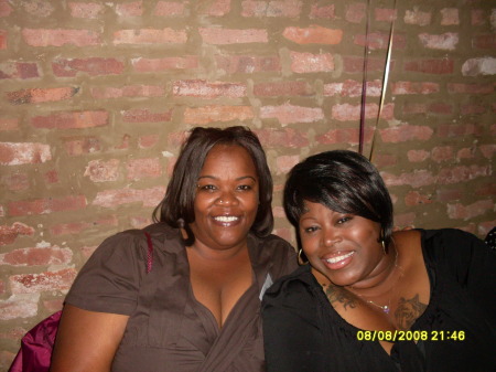 Me and Andrea at Lindblom 20th Year Reunion