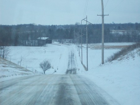 A COLD DAY AT THE WIND FARM