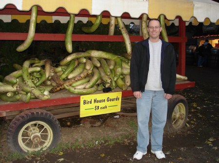 Jeff and some gourds