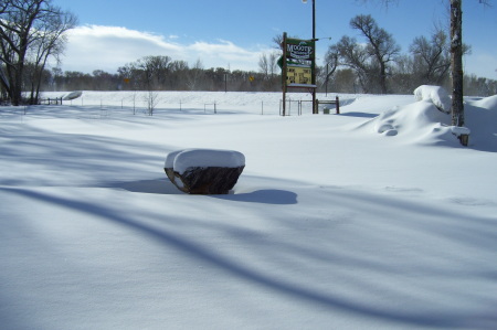 Drive way to st. hwy. 17 feb. 2008