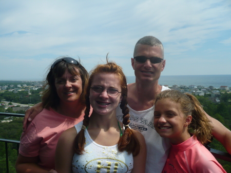 Atop the Currituck Lighthouse, July 2008