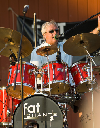 chuck  on drums