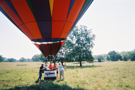 Mom's 1st. balloon ride
