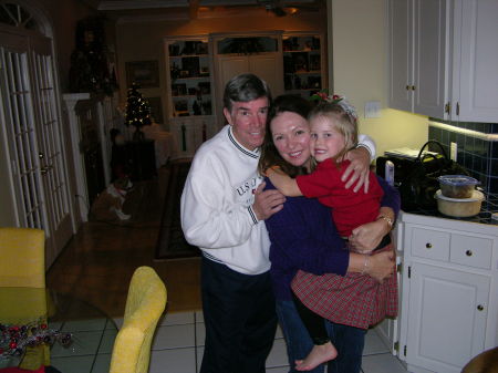 Me, husband and Gracie my grand daughter
