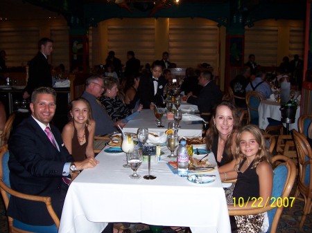 The whole family on Disney Cruise