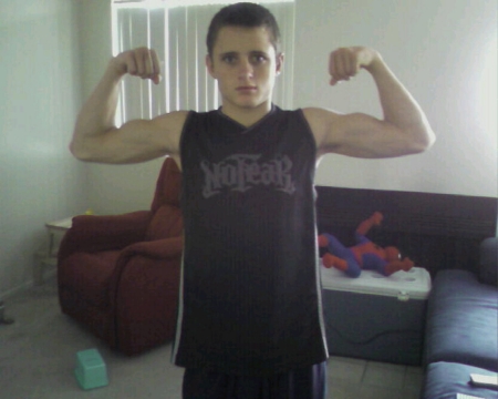 2nd youngest son "D'Angelo" & his big muscles