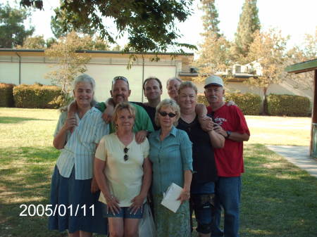 Family photo taken at my Mom's funeral in 2007