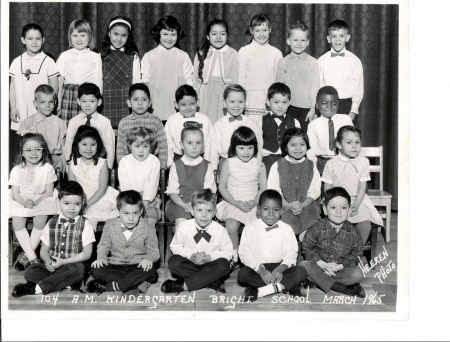 Class of 1977 - Kindergarten - March 1965