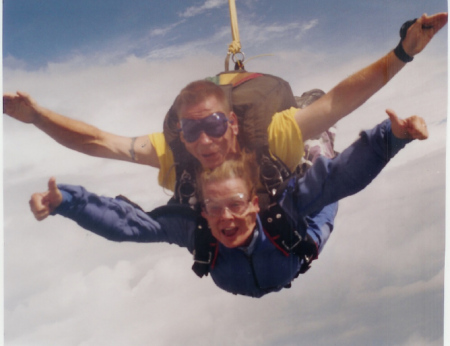 Skydiving on my 62nd Birthday